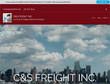 Tablet Screenshot of csfreightinc.com